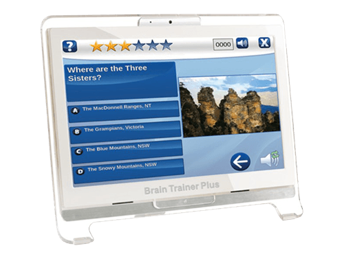 BrainTrainerPlus touchscreen console